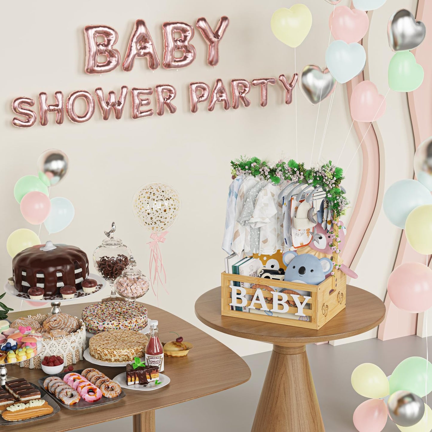 Multi-functional Bamboo Gift Basket - Small - Natural