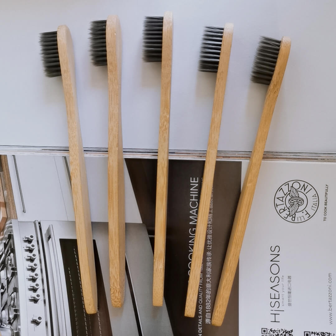 BAMBOOHOMIE Bamboo Toothbrushes