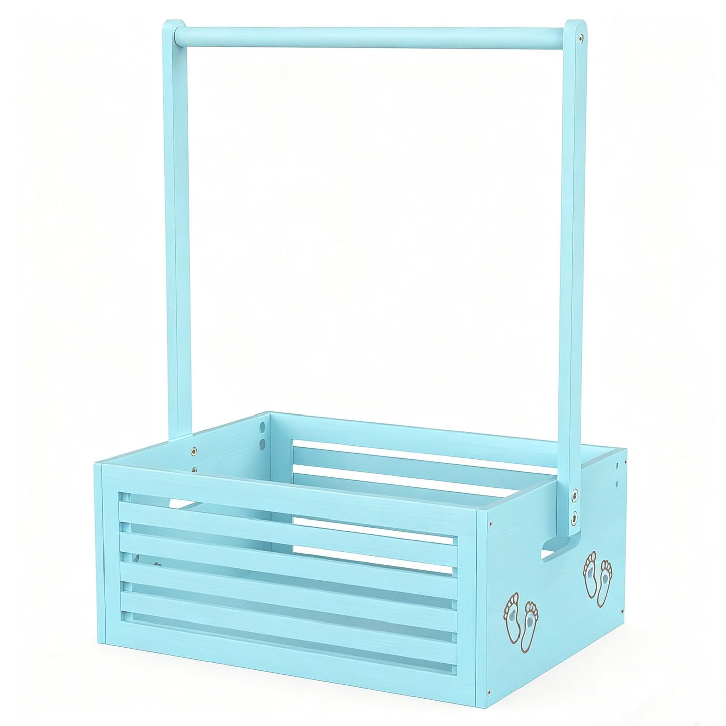 Multi-functional Bamboo Gift Basket - Big - Blue